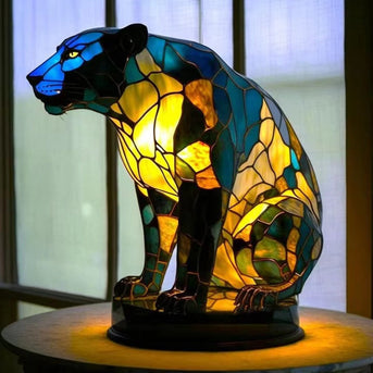 Fauve | Lampe Panther Magisk i farvet glas