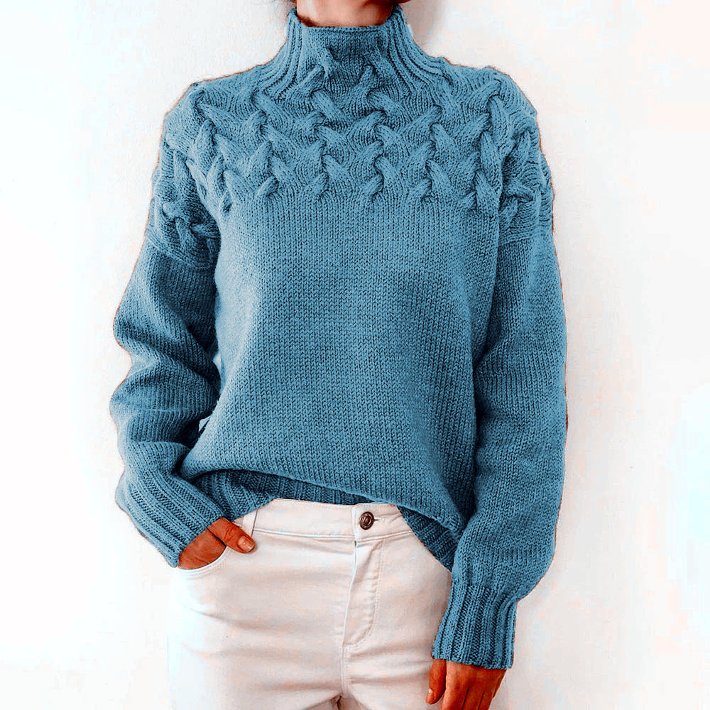 Bridget | Cashmere Sweater med Krave