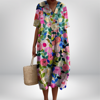 Bente | Vintage Kwiatowa Kjole