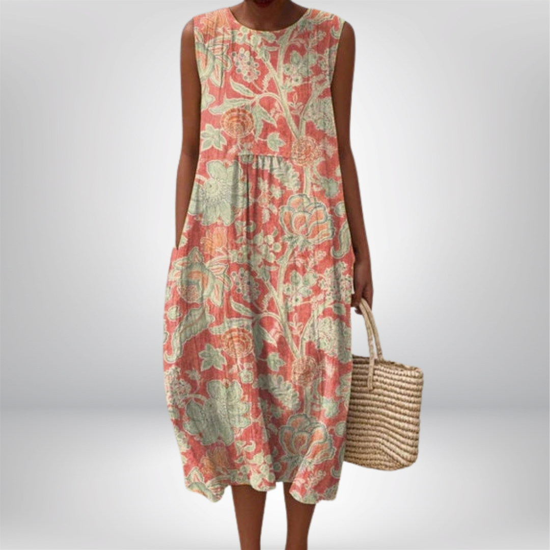 Elin | Vintage Kwiatowa Kjole