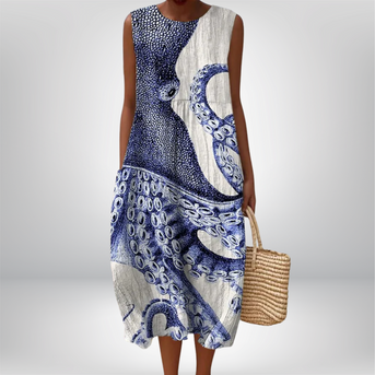 Mary Jane® | Elegant Geometrisk Kjole