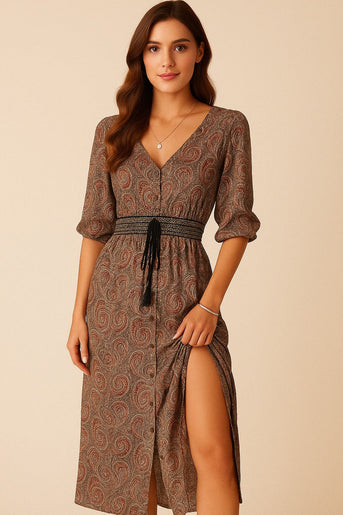 Josiane | Maxi Kjole Breeze i Stentøj