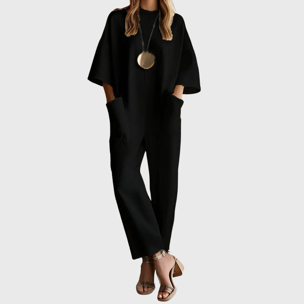 Kasia | Elegant Jumpsuit med Korte Ærmer