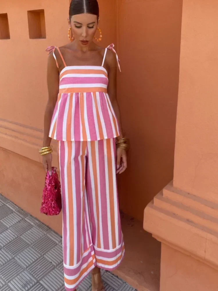 Hanne™ | Mønstrede Sommerbukser