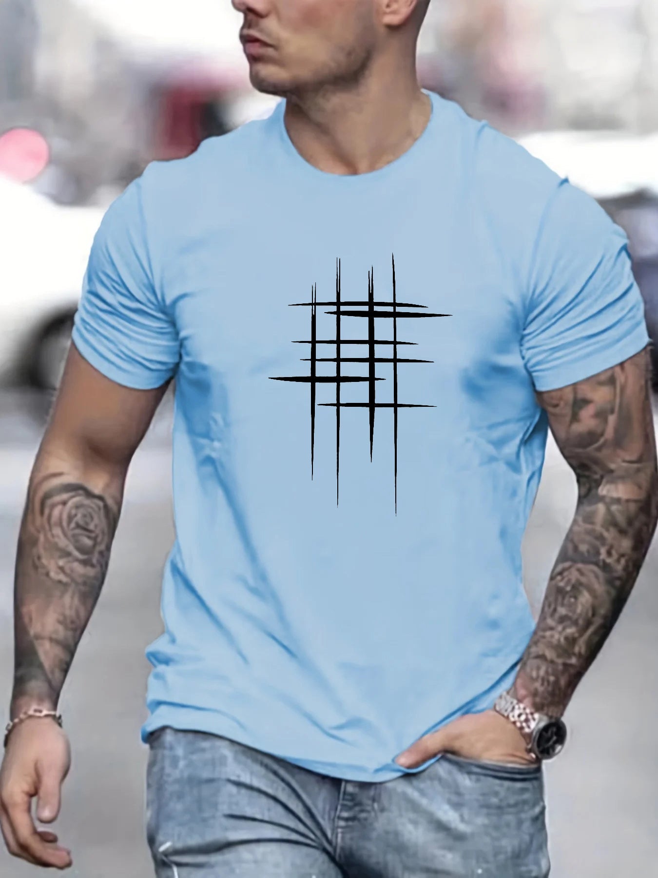 Savrani™ | Elegant t-shirt med kort ærme og grafik