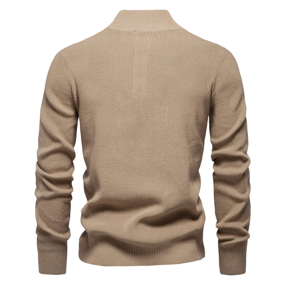 Damien™ | Elegant Højhalset Sweater