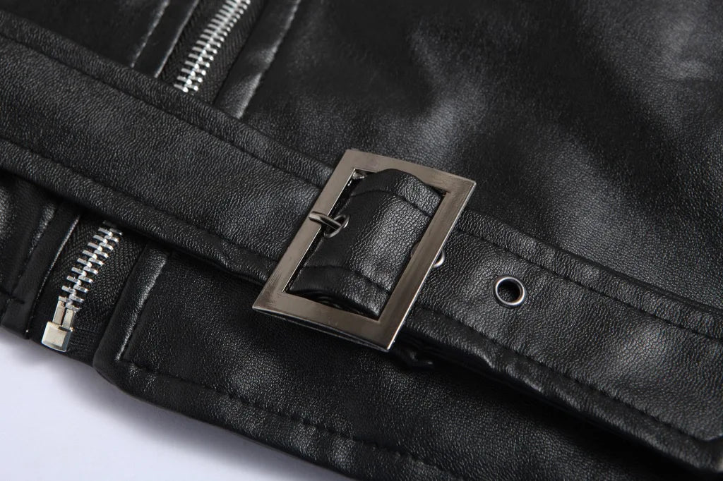 Austin™| Læder bomberjakke