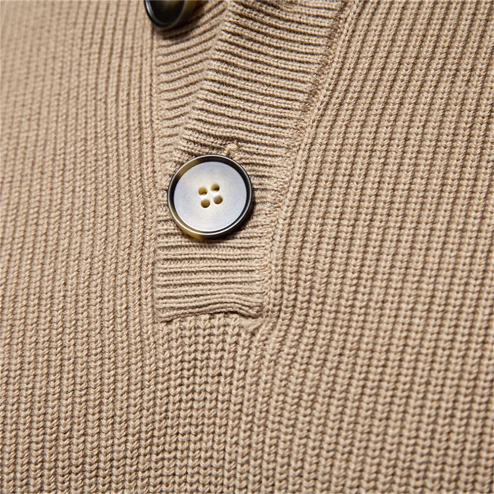 Damien™ | Elegant Højhalset Sweater