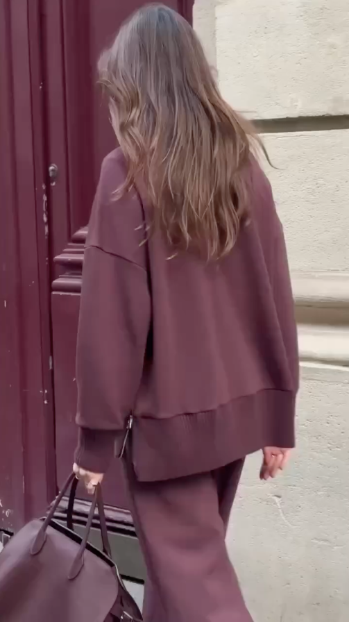 Nysselle – Luksus Co-Ord – Blødt Strikket Sæt