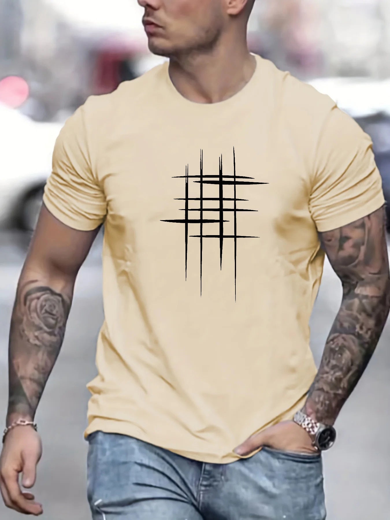 Savrani™ | Elegant t-shirt med kort ærme og grafik