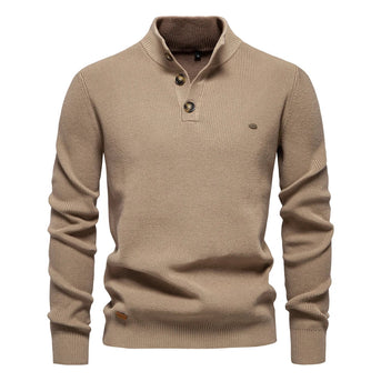 Damien™ | Elegant Højhalset Sweater