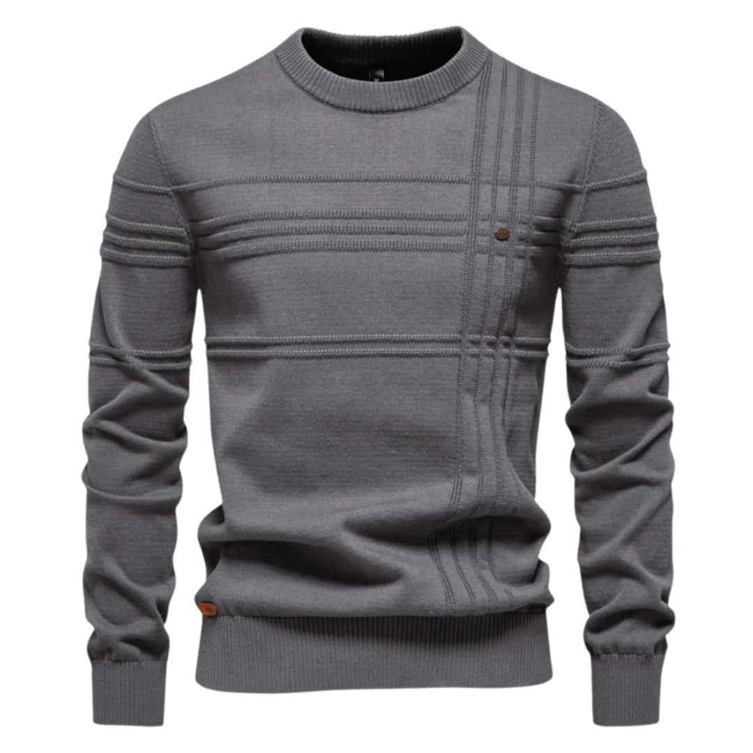 Lucas™ | Elegant sweater med ternet mønster