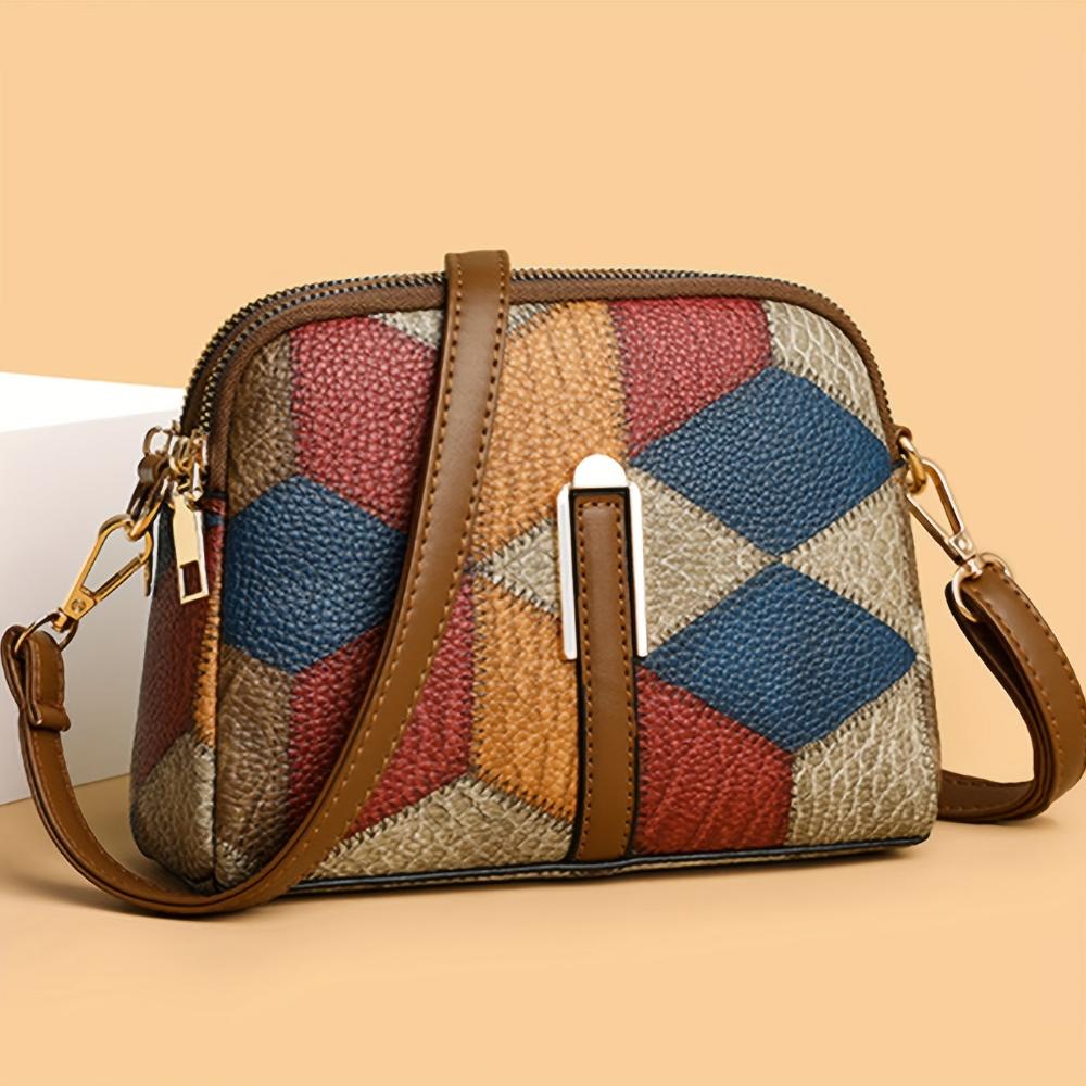 Clio | Mini Skuldertaske Patchwork
