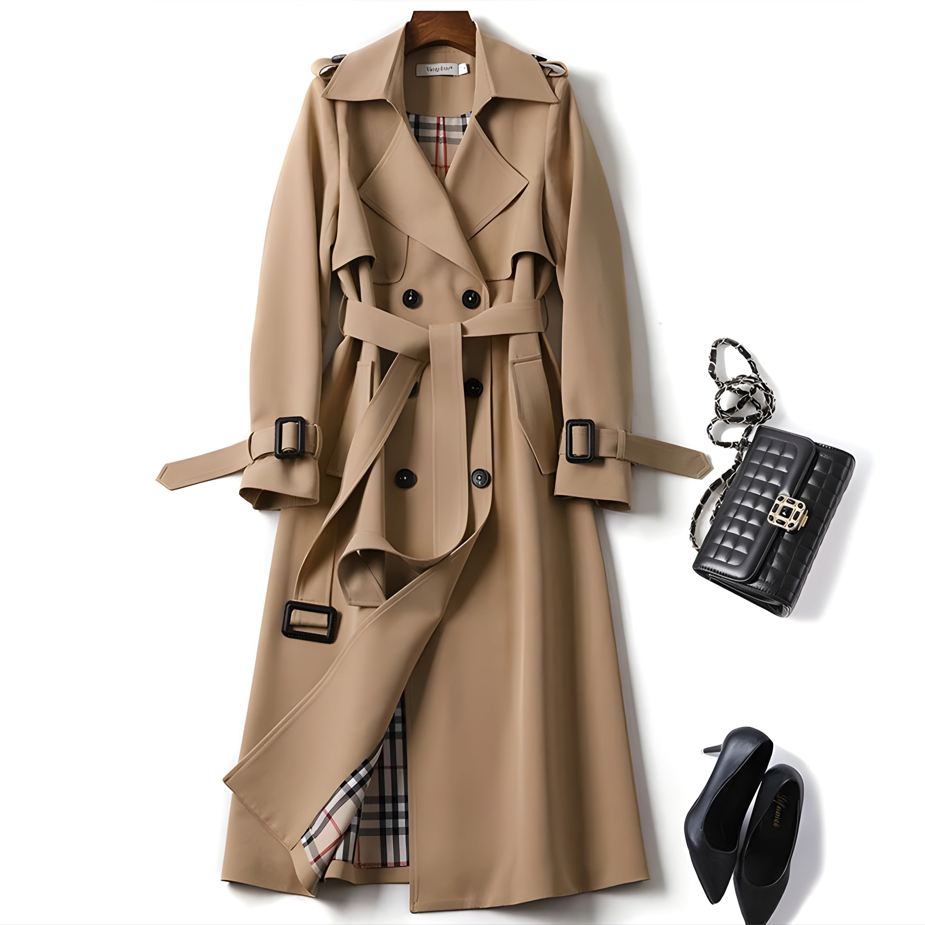Savrani™ | Elegant og stilfuld trenchcoat