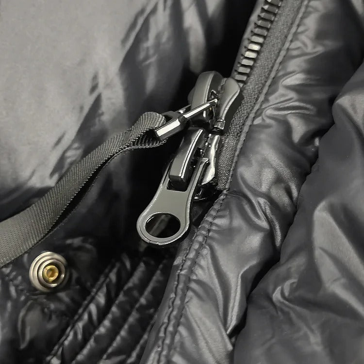 Flarisse – Stilfuld lang dunjakke