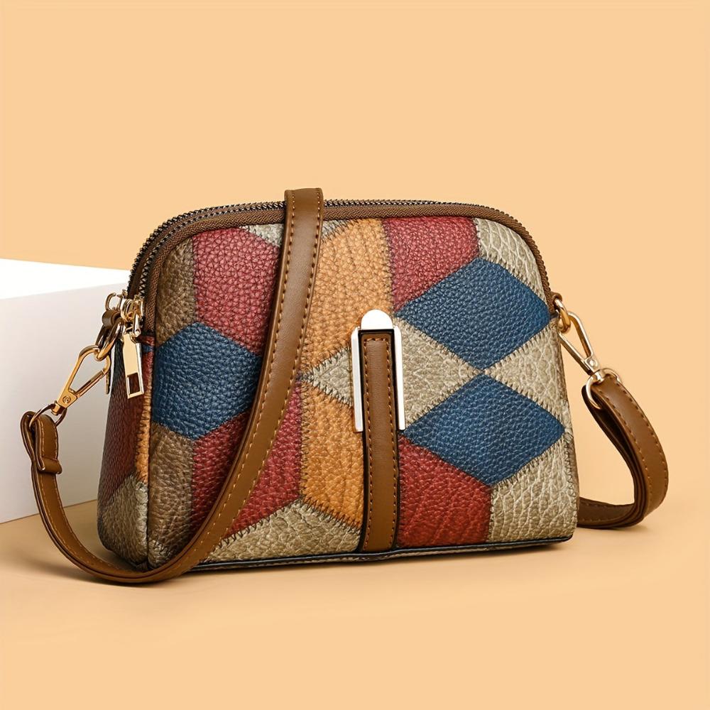 Clio | Mini Skuldertaske Patchwork