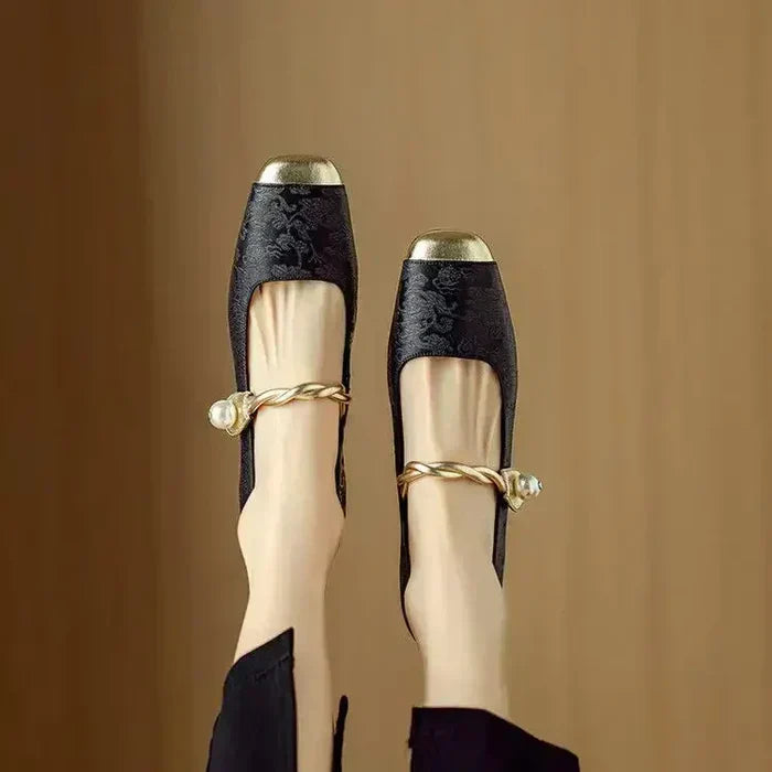 Cecilia™ | Perle Mary Jane Ballerinaer