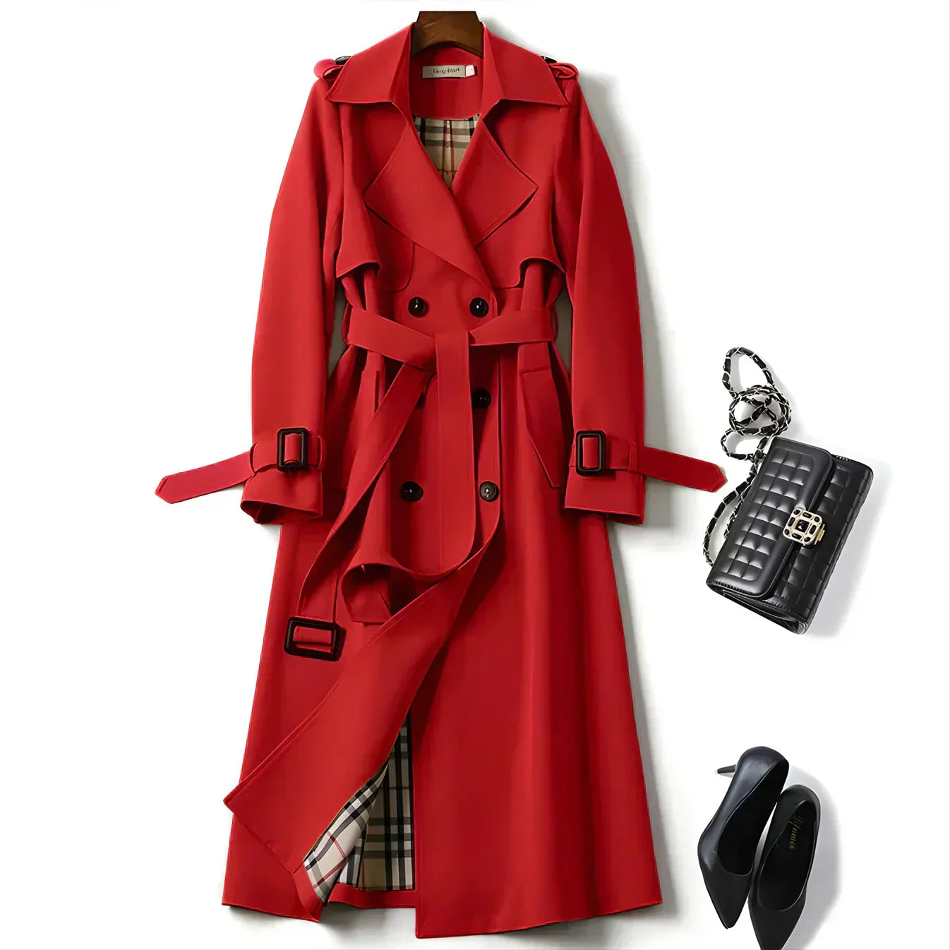 Xanthippe™ | Elegant Trench-coat med Tidløst Design