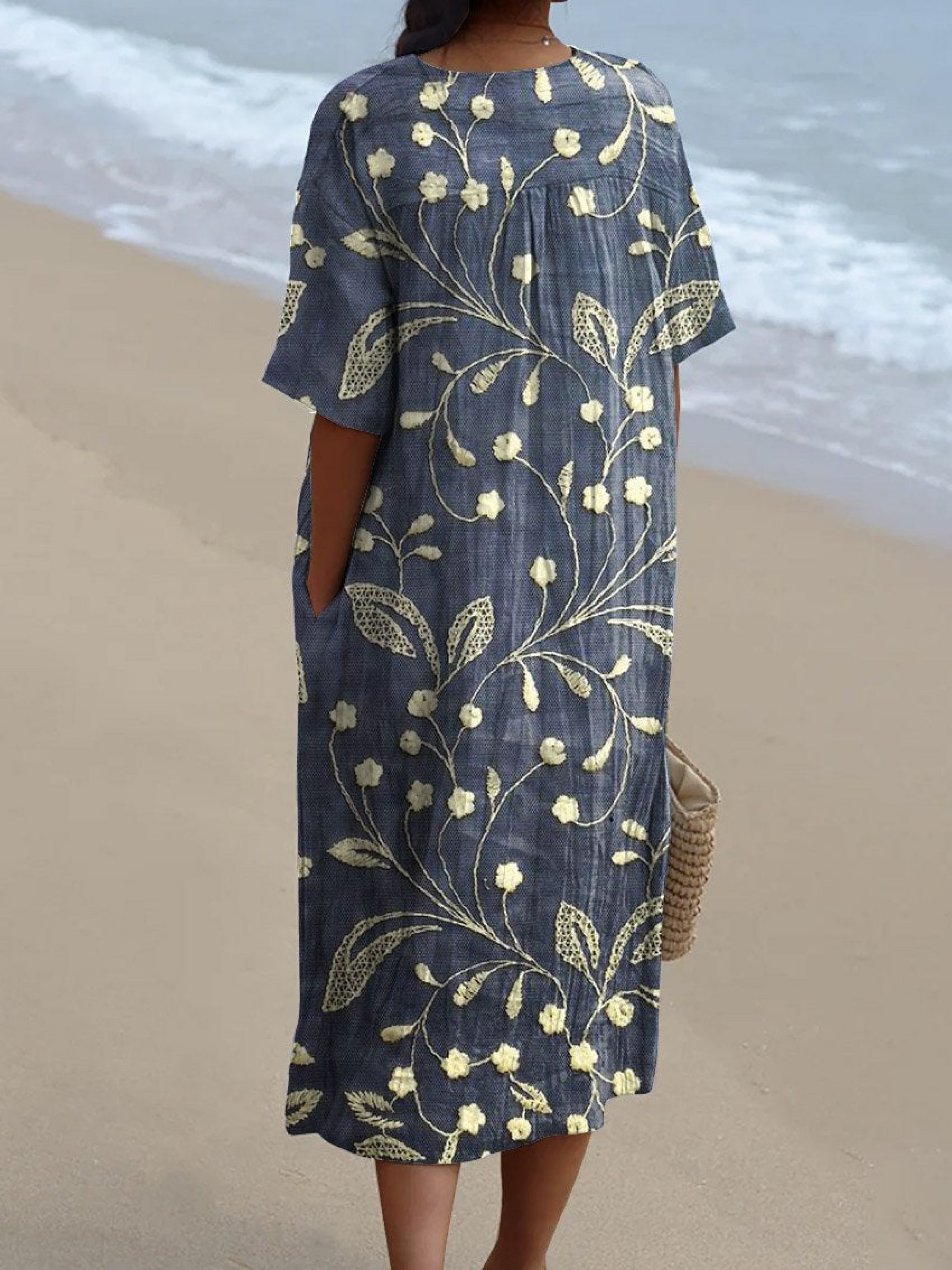 Lieke | Vintage Kjole med Blomsterprint – Limited Edition